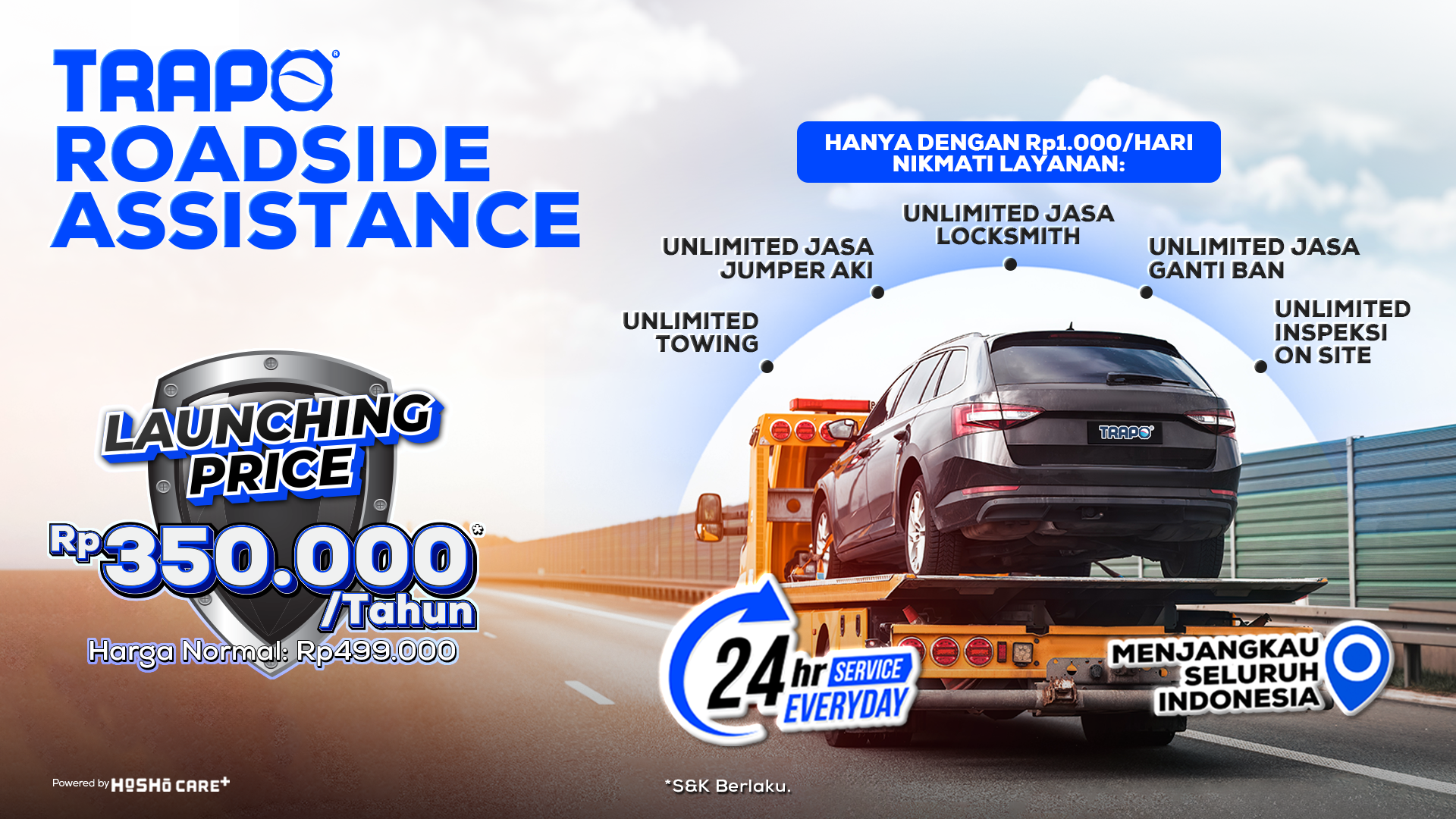 Panik Mobil Mogok Dijalan? Pakai Layanan Trapo Roadside Assistance