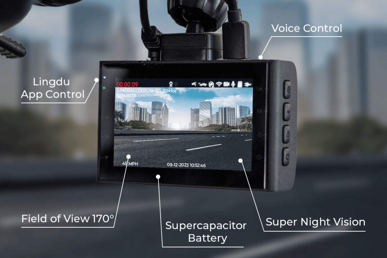 Selain sebagai alat pantau kendaraan ini dia 4 Alasan Kenapa Kita Butuh Dashcam Mobil Lingdu: Dashcam Mobil dual kamera super jernih Dashcam Lingdu LD02 5K