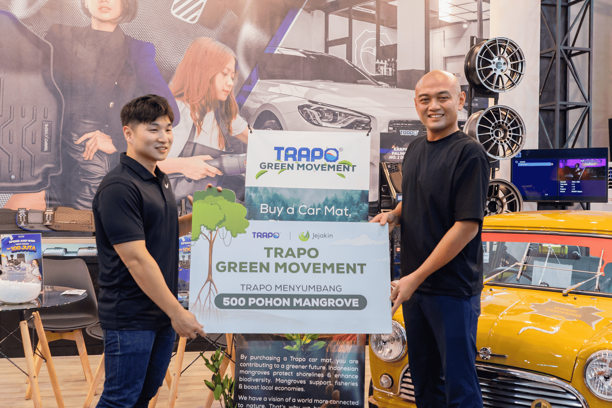 Trapo Indonesia hadir dengan formasi lebih lengkap di GIIAS 2024 (Dashcam mobil, Roadside Assistance, Program Green Movement) #TrapoMoreThanJustCarMat