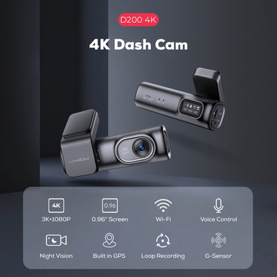Lingdu D200 4K Dash Cam