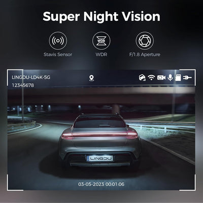 Lingdu LD4K 4K Dash Cam