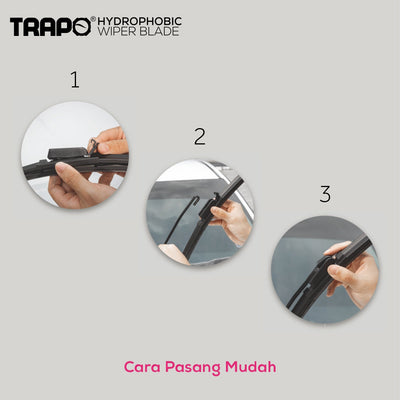 Trapo Hydrophobic Wiper Blade Toyota Camry 2,5 V (2021-Sekarang)