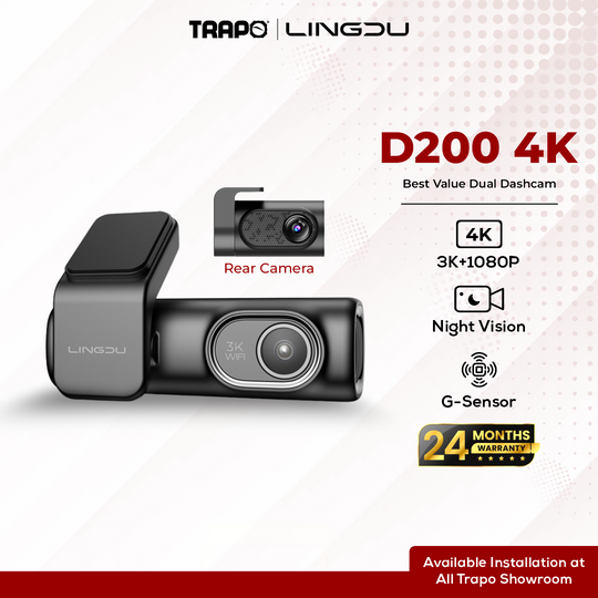Lingdu D200 4K Dash Cam