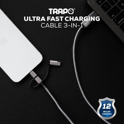 Trapo Ultra Fast Charging Cable 3 in 1