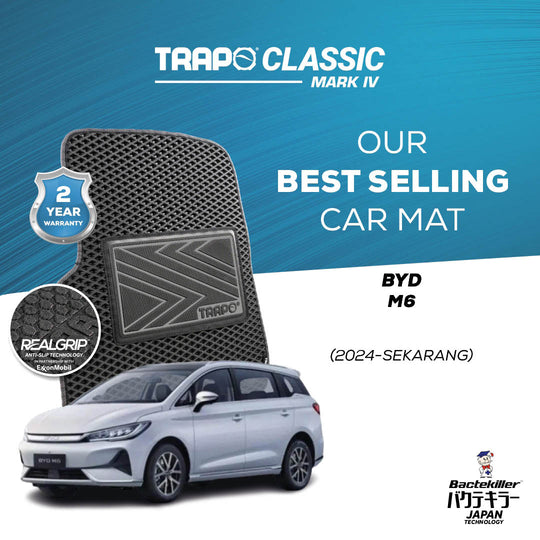 BYD M6 7 Seater (2024-Sekarang) - Extra Bagasi Baris Ketiga