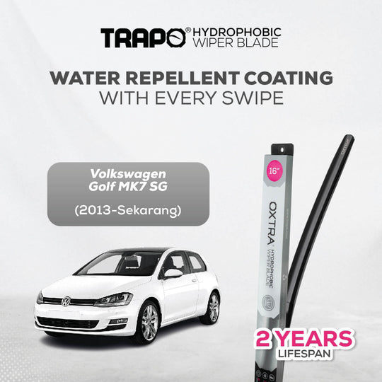 Trapo Hydrophobic Wiper Blade Volkswagen Golf MK7 SG (2013-Sekarang)