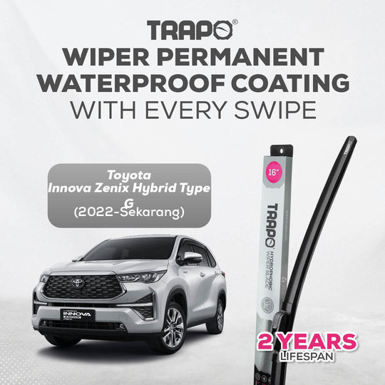 Trapo Hydrophobic Wiper Blade Toyota Innova Zenix (2022-Sekarang)