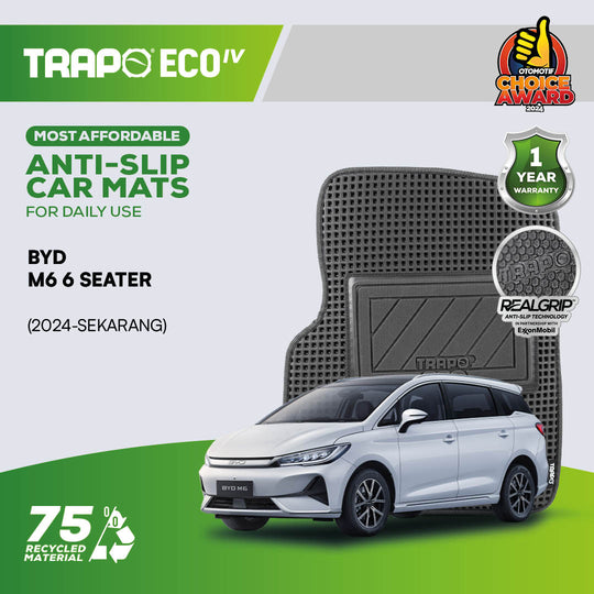 BYD M6 6 Seater (2024 - Sekarang) - Extra Bagasi Baris Ketiga