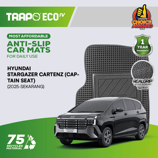 Hyundai Stargazer Cartenz Captain Seat (2025-Sekarang) - Xtra Bagasi Baris ke 3