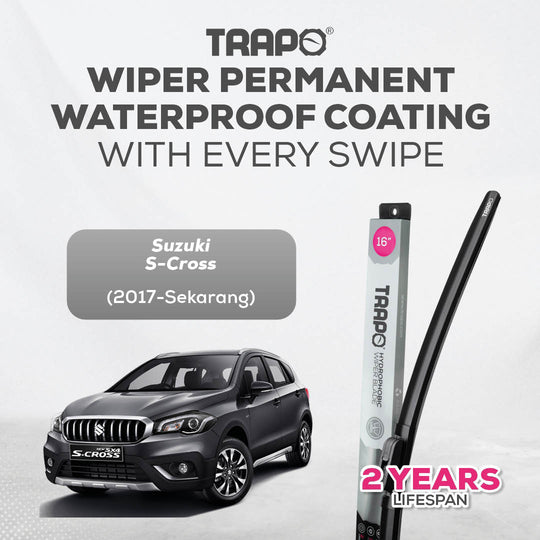 Trapo Hydrophobic Wiper Blade Suzuki S-Cross (2017-Sekarang)