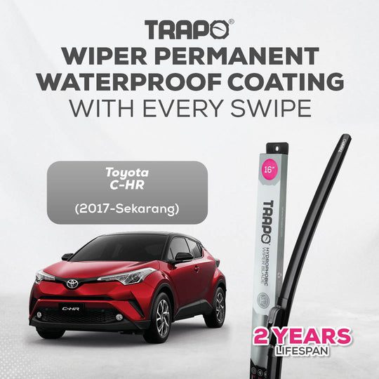 Trapo Hydrophobic Wiper Blade Toyota C-HR (2017-Sekarang)