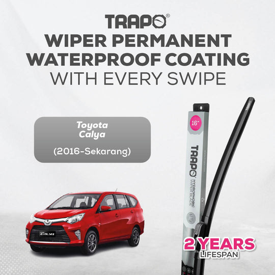Trapo Hydrophobic Wiper Blade Toyota Calya (2016-Sekarang)