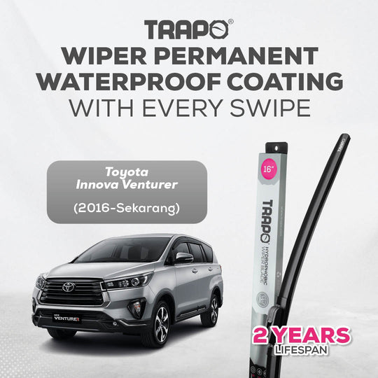 Trapo Hydrophobic Wiper Blade Toyota Innova Venturer (2016-Sekarang)