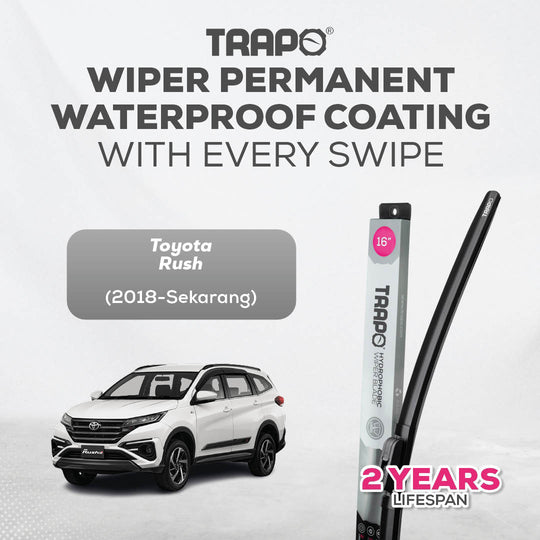Trapo Hydrophobic Wiper Blade Toyota Rush (2018-Sekarang)