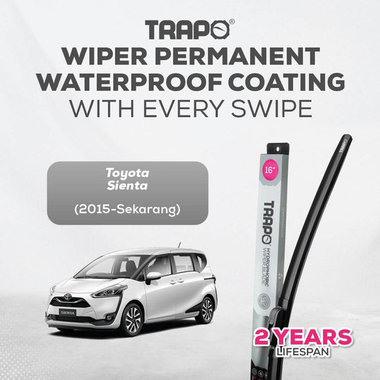 Trapo Hydrophobic Wiper Blade Toyota Sienta (2015-Sekarang)