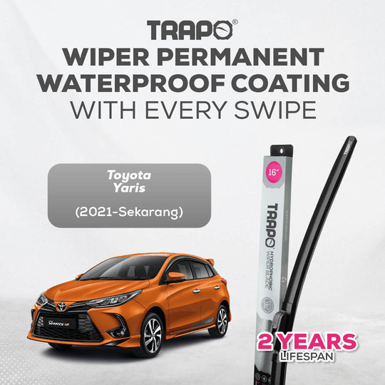 Trapo Hydrophobic Wiper Blade Toyota Yaris (2021-Sekarang)