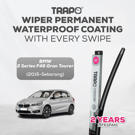 Trapo Hydrophobic Wiper Blade BMW 2 Series F46 Gran Tourer (2015-Sekarang)