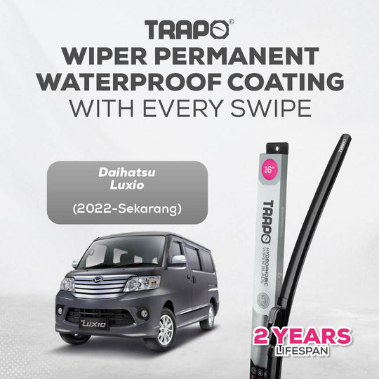 Trapo Hydrophobic Wiper Blade Daihatsu Luxio (2022-Sekarang)