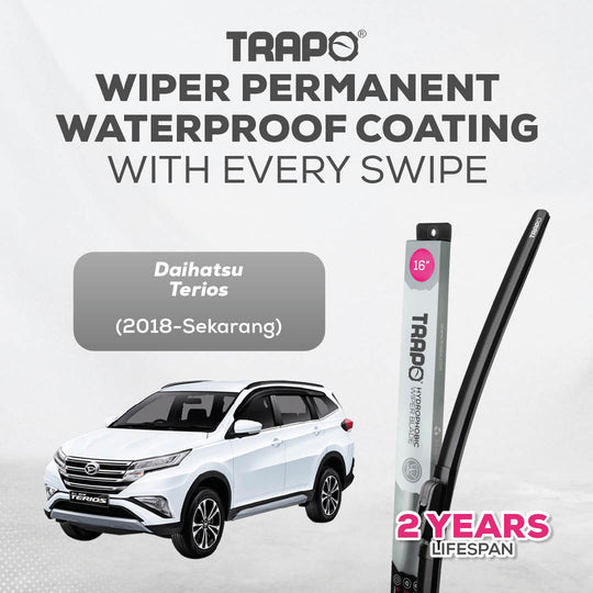 Trapo Hydrophobic Wiper Blade Daihatsu Terios (2018-Sekarang)