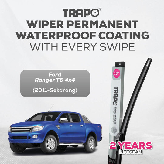 Trapo Hydrophobic Wiper Blade Ford Ranger T6 4x4 (2011-Sekarang)