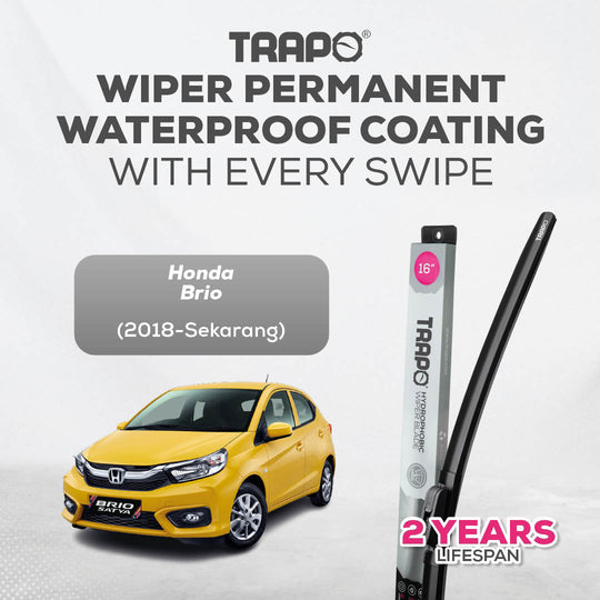 Trapo Hydrophobic Wiper Blade Honda Brio (2018-sekarang)