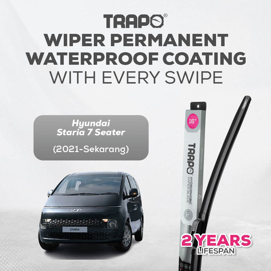 Trapo Hydrophobic Wiper Blade Hyundai Staria 7/9 Seater (2021-Sekarang)