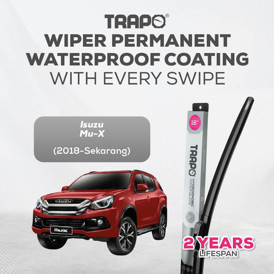 Trapo Hydrophobic Wiper Blade Isuzu Mux (2017-Sekarang)