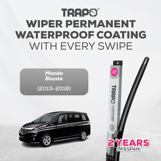 Trapo Hydrophobic Wiper Blade Mazda Biante (2013-2018)