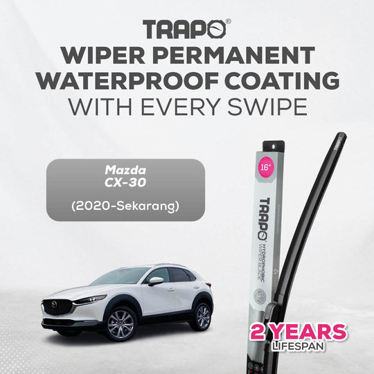 Trapo Hydrophobic Wiper Blade Mazda CX-30 (2020-Sekarang)