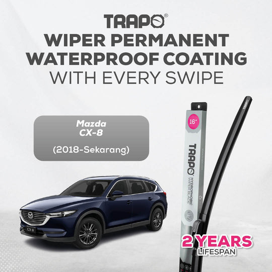 Trapo Hydrophobic Wiper Blade Mazda CX-8 (2018-Sekarang)