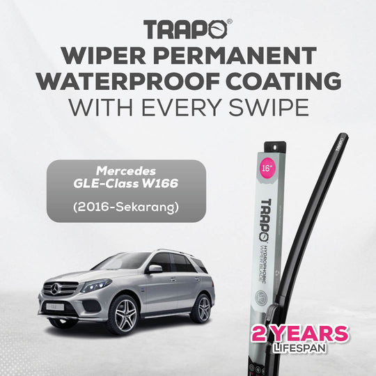 Trapo Hydrophobic Wiper Blade Mercedes Benz GLE-Class W166 (2016-Sekarang)