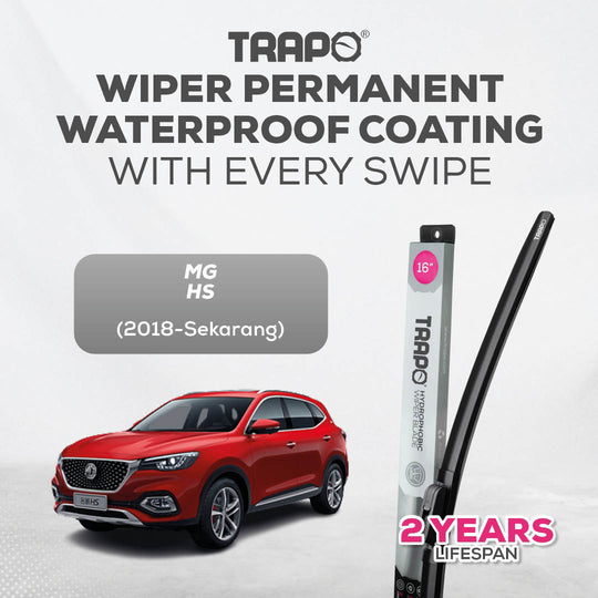 Trapo Hydrophobic Wiper Blade MG HS (2018 - Sekarang)