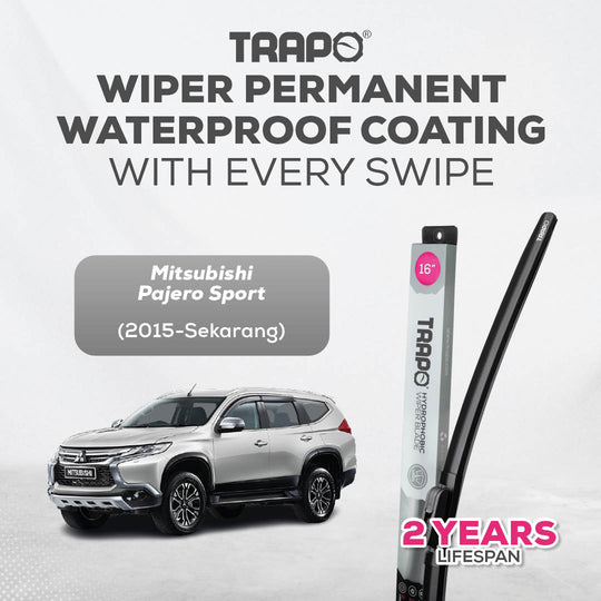 Trapo Hydrophobic Wiper Blade Mitsubishi Pajero Sport (2015-Sekarang)