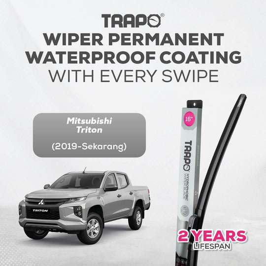 Trapo Hydrophobic Wiper Blade Mitsubishi Triton (2019-Sekarang)