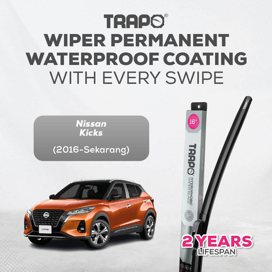 Trapo Hydrophobic Wiper Blade Nissan Kicks (2016-Sekarang)