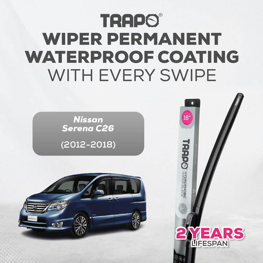 Trapo Hydrophobic Wiper Blade Nissan Serena C26 (2012-2018)