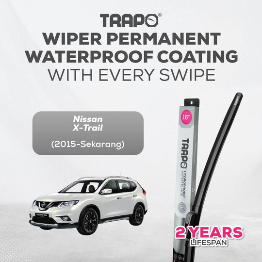 Trapo Hydrophobic Wiper Blade Nissan X-trail (2021-Sekarang)