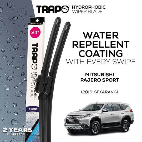 Trapo Hydrophobic Wiper Blade Mitsubishi Pajero Sport (2015-Sekarang)