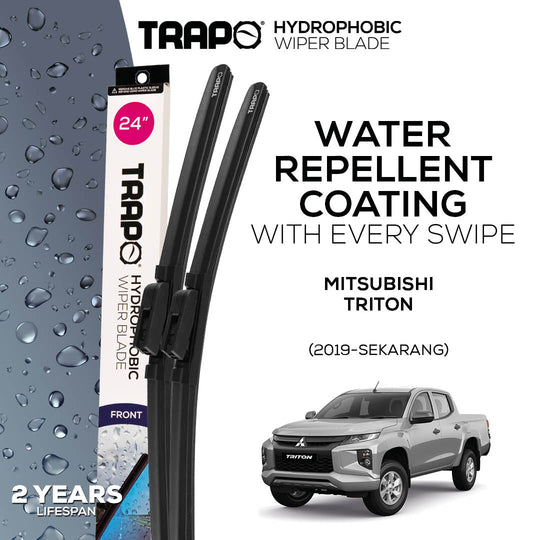 Trapo Hydrophobic Wiper Blade Mitsubishi Triton (2019-Sekarang)