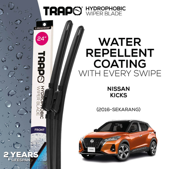 Trapo Hydrophobic Wiper Blade Nissan Kicks (2016-Sekarang)