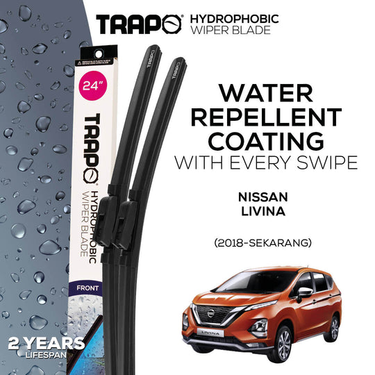 Trapo Hydrophobic Wiper Blade Nissan Livina (2019-Sekarang)