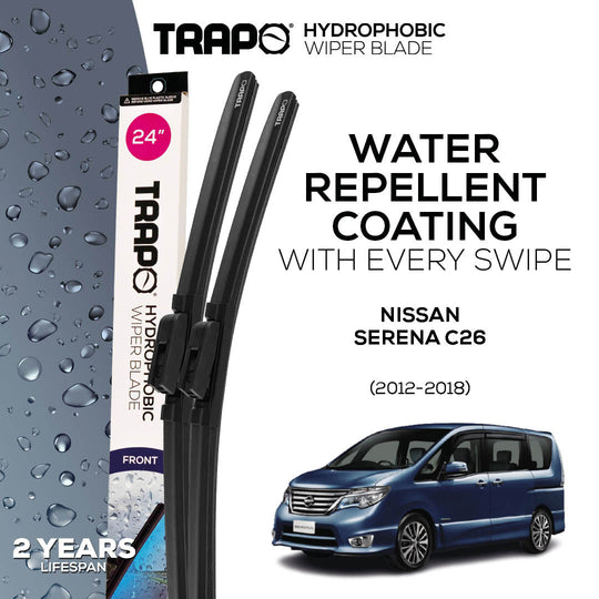 Trapo Hydrophobic Wiper Blade Nissan Serena C26 (2012-2018)