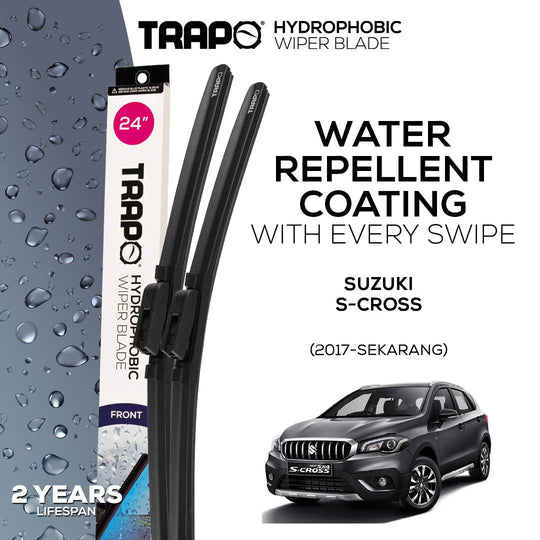 Trapo Hydrophobic Wiper Blade Suzuki S-Cross (2017-Sekarang)