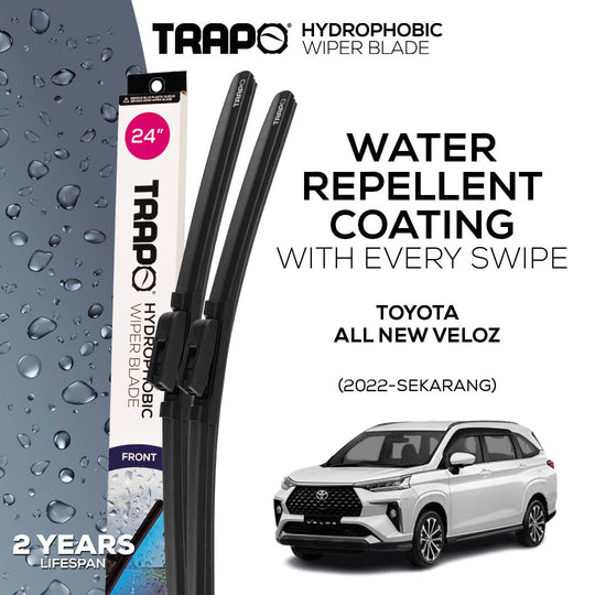 Trapo Hydrophobic Wiper Blade Toyota All New Veloz (2022-Sekarang)