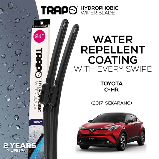 Trapo Hydrophobic Wiper Blade Toyota C-HR (2017-Sekarang)