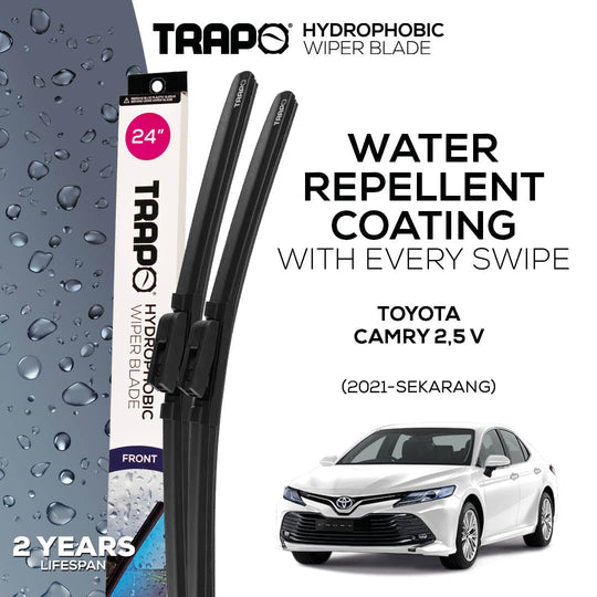 Trapo Hydrophobic Wiper Blade Toyota Camry 2,5 V (2021-Sekarang)