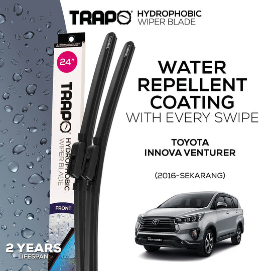 Trapo Hydrophobic Wiper Blade Toyota Innova Venturer (2016-Sekarang)