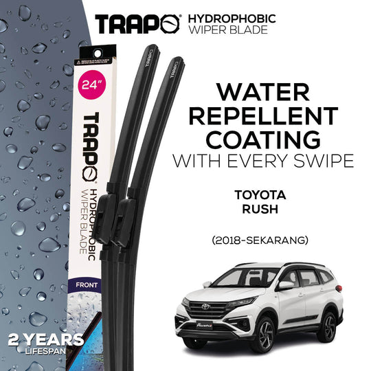 Trapo Hydrophobic Wiper Blade Toyota Rush (2018-Sekarang)