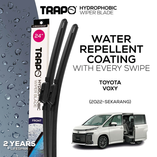 Trapo Hydrophobic Wiper Blade Toyota Voxy (2022-Sekarang)