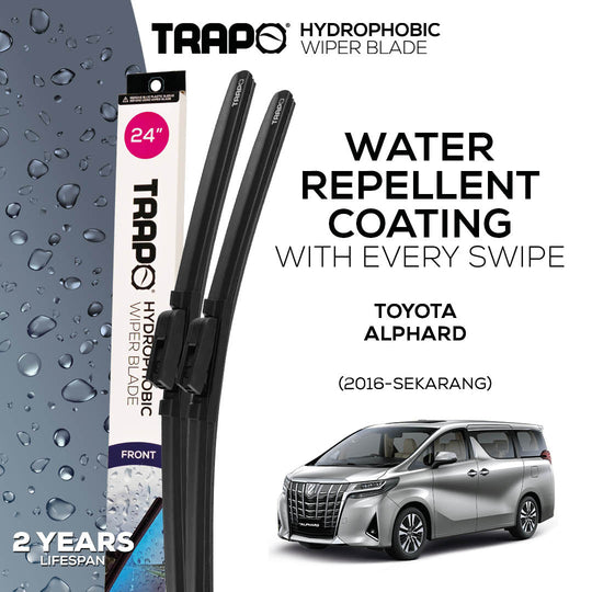 Trapo Hydrophobic Wiper Blade Toyota Alphard (2016-Sekarang)